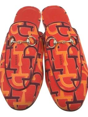 Gucci Princetown Mules Flats Size 38